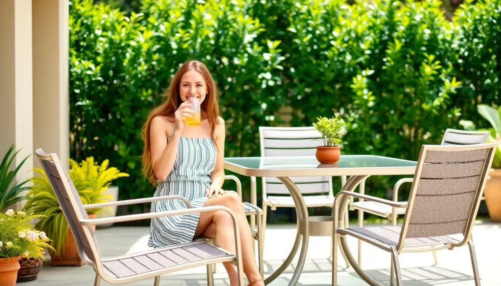 aluminium outdoor furniture